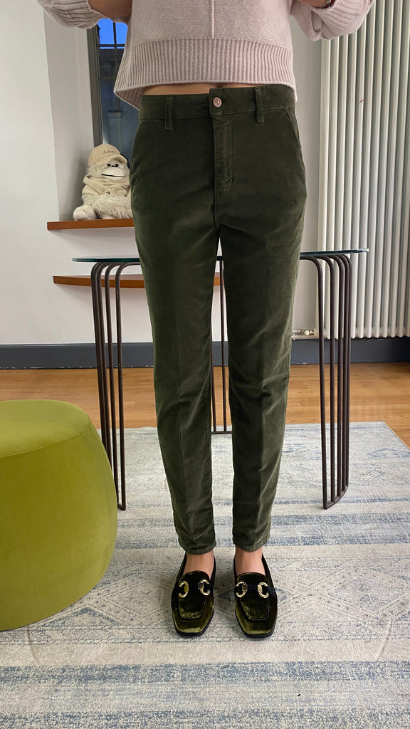 CIGALA'S PANTALONE VELLUTO CARROT